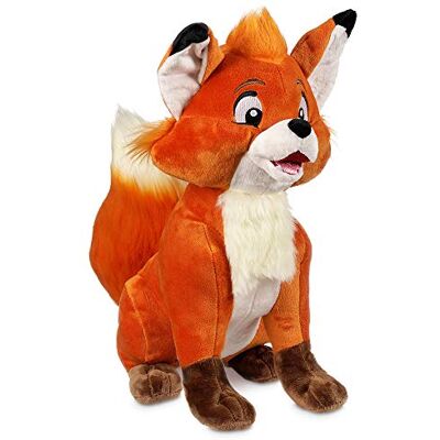 Disney Official Peluche Rox de Taille Moyenne, Rox et Rouky, 34 cm, Personnage Iconique en Position Assise, Queue, poitrail et touffe de Poils Duveteux, 12 Mois et Plus - Publicité Disney Official Peluche Rox de Taille Moyenne, Rox et Rouky, 34 cm, Personnage Iconique en Position Assise, Queue, poitrail et touffe de Poils Duveteux, 12 Mois et Plus - Publicité