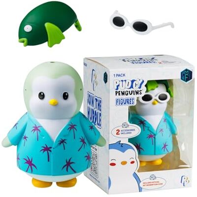 BANDAI Figurine de Pingouins Pudgy Style Poisson Adoptez Votre Nouvel ami éternel avec 4 Figurines de Pingouin à Collectionner différentes avec 2 Accessoires interchangeables Jouets Officiels de - Publicité BANDAI Figurine de Pingouins Pudgy Style Poisson Adoptez Votre Nouvel ami éternel avec 4 Figurines de Pingouin à Collectionner différentes avec 2 Accessoires interchangeables Jouets Officiels de - Publicité