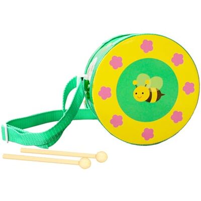 Shibida Tambour pour Enfant,Tambour en Bois,Instrument de Musique pour Enfants avec Sangle de Transport et Baguettes Éducatif Jouet Bébé Cadeau De Douche pour Fille Garçon - Publicité Shibida Tambour pour Enfant,Tambour en Bois,Instrument de Musique pour Enfants avec Sangle de Transport et Baguettes Éducatif Jouet Bébé Cadeau De Douche pour Fille Garçon - Publicité