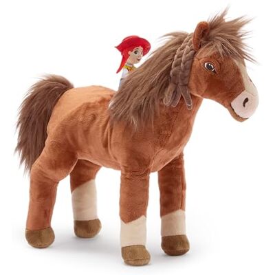 Disney Official, Peluche Jessie et Cheval Daffofil, Toy Story 5, Peluche Cowgirl et Cheval, 35 x 15 x 34 cm - Publicité Disney Official, Peluche Jessie et Cheval Daffofil, Toy Story 5, Peluche Cowgirl et Cheval, 35 x 15 x 34 cm - Publicité