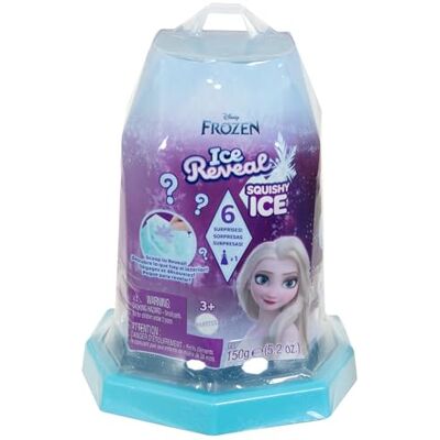 Mattel Disney La Reine des Neiges Ice Reveal Coffret 1 mini-poupée avec gel Squishy Ice et 6 surprises, dont un personnage du film et des éléments de jeu (les poupées peuvent varier), HXH17 - Publicité Mattel Disney La Reine des Neiges Ice Reveal Coffret 1 mini-poupée avec gel Squishy Ice et 6 surprises, dont un personnage du film et des éléments de jeu (les poupées peuvent varier), HXH17 - Publicité