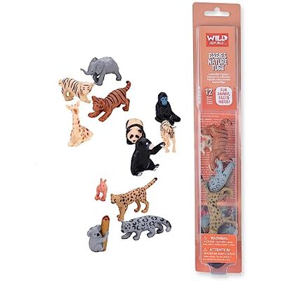 WILD REPUBLIC - Nature Tube - Animaux Bébés - Set de Figurines - Publicité WILD REPUBLIC - Nature Tube - Animaux Bébés - Set de Figurines - Publicité