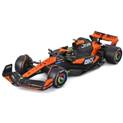 Bburago Maquette McLaren MCL38 (2024) #4 Norris Echelle 1:24, Kit d'assemblage avec 42 pièces, Réplique détaillée de la F1 avec Licence Officielle - Publicité Bburago Maquette McLaren MCL38 (2024) #4 Norris Echelle 1:24, Kit d'assemblage avec 42 pièces, Réplique détaillée de la F1 avec Licence Officielle - Publicité