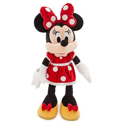 Disney Peluche pour Enfants Minnie de Taille Moyenne, 47 cm, Personnage câlin au Toucher Doux et aux détails brodés, Tenue Rouge Classique Convient dès la Naissance - Publicité Disney Peluche pour Enfants Minnie de Taille Moyenne, 47 cm, Personnage câlin au Toucher Doux et aux détails brodés, Tenue Rouge Classique Convient dès la Naissance - Publicité