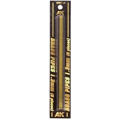 AK Interactive AK9112 Pipes en laiton 1,3 mm (5 pièces) - Publicité AK Interactive AK9112 Pipes en laiton 1,3 mm (5 pièces) - Publicité