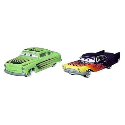 Disney Pixar Cars Edwin Kranks et Greta Diecast Lot de 2 voitures - Publicité Disney Pixar Cars Edwin Kranks et Greta Diecast Lot de 2 voitures - Publicité
