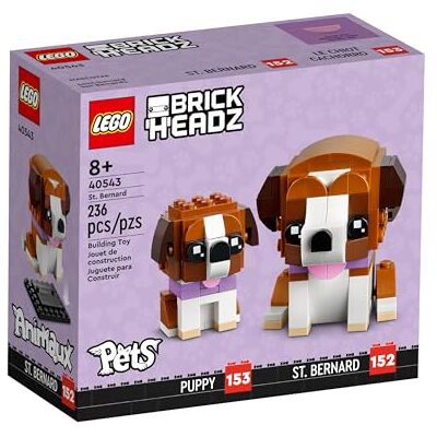 LEGO - BrickHeadz SB Dog 40543 - Saint Bernard - chiot - Building toy - Publicité LEGO - BrickHeadz SB Dog 40543 - Saint Bernard - chiot - Building toy - Publicité
