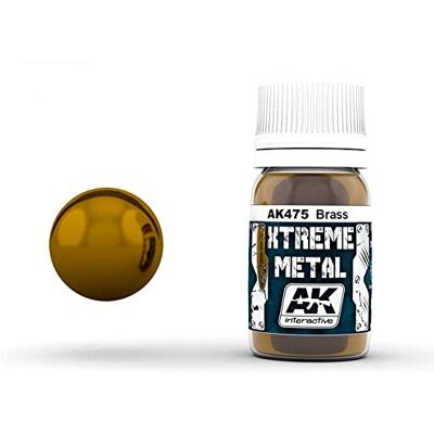 AK Interactive AK AK475 XTREME METAL BRASS (30ml) - Publicité AK Interactive AK AK475 XTREME METAL BRASS (30ml) - Publicité