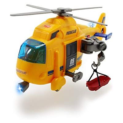 Dickie Toys 203302003 Hélicoptère de Secours Action 18 cm Jaune - Publicité Dickie Toys 203302003 Hélicoptère de Secours Action 18 cm Jaune - Publicité