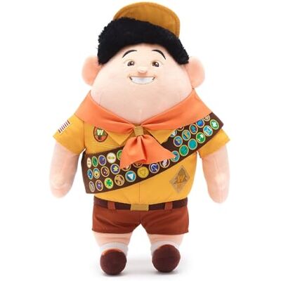 Disney Officiel Peluche Moyenne Russell de Là-Haut, 36 cm, Figure Câline Pixar, Scout d'Aventure avec Uniforme et Ceinture de Badges, pour Enfants Dès la Naissance - Publicité Disney Officiel Peluche Moyenne Russell de Là-Haut, 36 cm, Figure Câline Pixar, Scout d'Aventure avec Uniforme et Ceinture de Badges, pour Enfants Dès la Naissance - Publicité