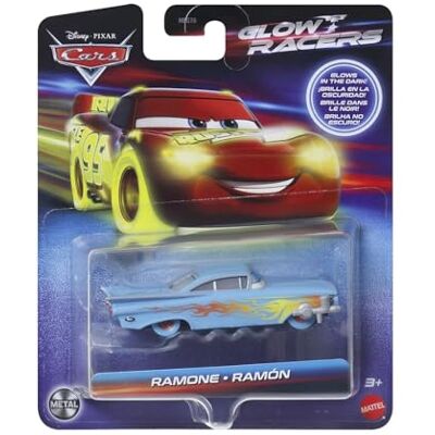 Disney Cars Pixar Ramón Glow Racer Véhicule Jouet pour Enfants de 3 Ans et Plus - Publicité Disney Cars Pixar Ramón Glow Racer Véhicule Jouet pour Enfants de 3 Ans et Plus - Publicité
