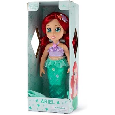 Disney Official Poupée Ariel avec Mini Brosse à Cheveux, La Petite Sirène, 40,5 cm/16", Collection Once Upon a Story, à partir de 3 Ans - Publicité Disney Official Poupée Ariel avec Mini Brosse à Cheveux, La Petite Sirène, 40,5 cm/16", Collection Once Upon a Story, à partir de 3 Ans - Publicité