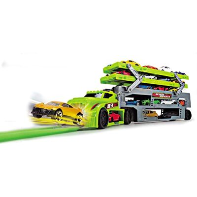 Dickie Toys 203747002 Stack and Store Transporteur de Voiture avec Espace pour 36 véhicules - Publicité Dickie Toys 203747002 Stack and Store Transporteur de Voiture avec Espace pour 36 véhicules - Publicité