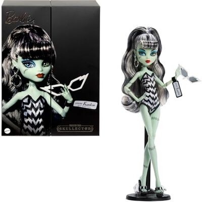 Barbie Monster High Poupée Frankie Stein avec Maillot de Bain Original inspiré de, Robe de soirée Noire Solo in The Spotlight et Accessoires, JHK28 - Publicité Barbie Monster High Poupée Frankie Stein avec Maillot de Bain Original inspiré de, Robe de soirée Noire Solo in The Spotlight et Accessoires, JHK28 - Publicité