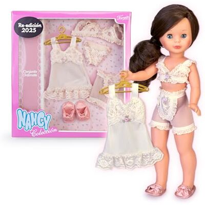 Nancy NAL15000 Collection Intimate Ensemble de vêtements intimes pour poupée de Collection, réédition d'un Ensemble de Lingerie de 1977, Comprend 5 pièces de vêtements, célèbre - Publicité Nancy NAL15000 Collection Intimate Ensemble de vêtements intimes pour poupée de Collection, réédition d'un Ensemble de Lingerie de 1977, Comprend 5 pièces de vêtements, célèbre - Publicité