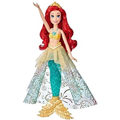 Disney Poupée Ariel Ocean Lights Petite Sirène de lumières de 30 cm Princesse illumine la queue sirène pour fille - Publicité Disney Poupée Ariel Ocean Lights Petite Sirène de lumières de 30 cm Princesse illumine la queue sirène pour fille - Publicité