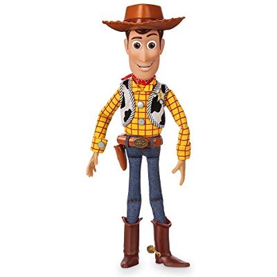 Disney Figurine Woody Interactive parlante Toy Story 4, 35 cm / 15", inclut Plus de 10 répliques en Anglais, interagit avec d'autres Figurines et Jouets, lumières Laser, 3 Ans et Plus. Publicité Disney Figurine Woody Interactive parlante Toy Story 4, 35 cm / 15", inclut Plus de 10 répliques en Anglais, interagit avec d'autres Figurines et Jouets, lumières Laser, 3 Ans et Plus. Publicité