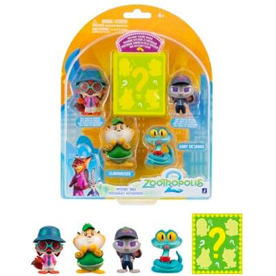 Disney Pack de 5 Figurines Mystery Tails Zootopie 2 de Figurine Mystère comprise Figurines de 5 cm avec 2 Personnages mystères Série collecteur À partir de 4 Ans - Publicité Disney Pack de 5 Figurines Mystery Tails Zootopie 2 de Figurine Mystère comprise Figurines de 5 cm avec 2 Personnages mystères Série collecteur À partir de 4 Ans - Publicité