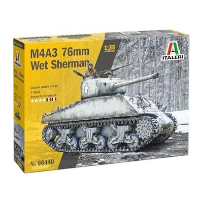 Italeri Maquette Char M4a3 76mm Wet Sherman 96440 1:35 Maquette Char Promo - Publicité Italeri Maquette Char M4a3 76mm Wet Sherman 96440 1:35 Maquette Char Promo - Publicité