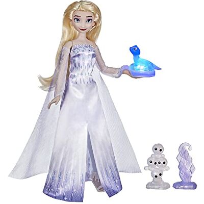 Disney Frozen Hasbro La Reine des neiges 2, Elsa parlante et Ses Amis, poupée Elsa, Sons et Phrases, pour Enfants, à partir de 3 Ans Multicolore F22305F1 - Publicité Disney Frozen Hasbro La Reine des neiges 2, Elsa parlante et Ses Amis, poupée Elsa, Sons et Phrases, pour Enfants, à partir de 3 Ans Multicolore F22305F1 - Publicité