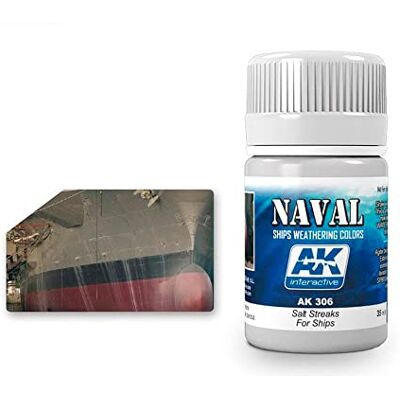 AK Interactive (AK00306) Wash 35ml Salt Streaks for Ships - Publicité AK Interactive (AK00306) Wash 35ml Salt Streaks for Ships - Publicité