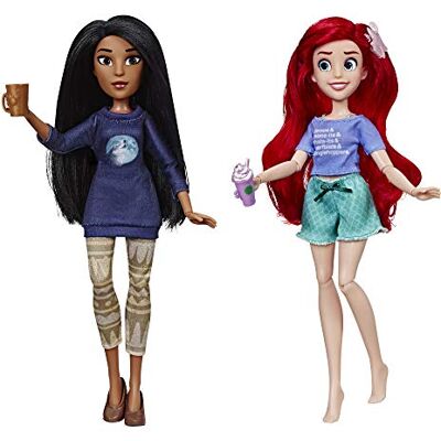 Disney Ralph Breaks The Internet Movie Dolls, Ariel & Pocahontas Dolls with Comfy Clothes & Accessories - Publicité Disney Ralph Breaks The Internet Movie Dolls, Ariel & Pocahontas Dolls with Comfy Clothes & Accessories - Publicité