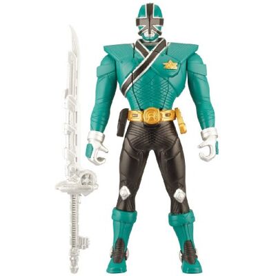 BANDAI Power Rangers Samurai – Mega Ranger Vert Transformable – Figurine 16 cm - Publicité BANDAI Power Rangers Samurai – Mega Ranger Vert Transformable – Figurine 16 cm - Publicité