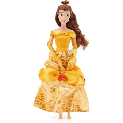 Disney Official Poupée Belle Classique pour Enfants, La Belle et la Bête, 30 cm/12", poupée articulée avec Robe de Bal en Satin et ami Surprise, à partir de 3 Ans - Publicité Disney Official Poupée Belle Classique pour Enfants, La Belle et la Bête, 30 cm/12", poupée articulée avec Robe de Bal en Satin et ami Surprise, à partir de 3 Ans - Publicité