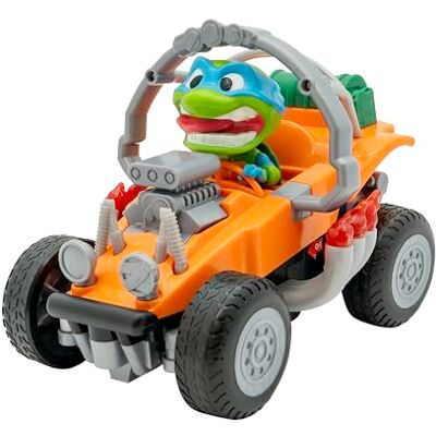 Voiture télécommandée Leonardo des Tortues Ninja - voiture jouet - Publicité Voiture télécommandée Leonardo des Tortues Ninja - voiture jouet - Publicité