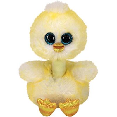 Ty Beanie Boo's Peluche Benedict le Poussin, 37400, Jaune, 30 cm - Publicité Ty Beanie Boo's Peluche Benedict le Poussin, 37400, Jaune, 30 cm - Publicité