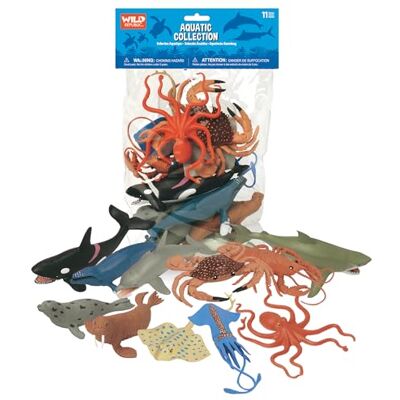 WILD REPUBLIC 64128 Sachet Plastique Figurines Ensemble de Jeu Aqua 11 Pièces - Publicité WILD REPUBLIC 64128 Sachet Plastique Figurines Ensemble de Jeu Aqua 11 Pièces - Publicité