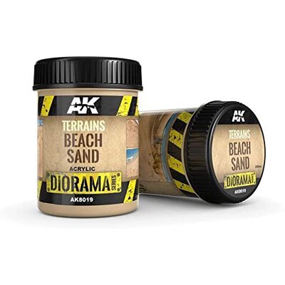 AK Interactive AK DIORAMA AK8019 TERRAINS BEACH SAND 250ml (Acrylic) - Publicité AK Interactive AK DIORAMA AK8019 TERRAINS BEACH SAND 250ml (Acrylic) - Publicité