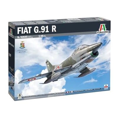 Italeri Maquette Avion Fiat G.91 R 92645 1:48 Maquette Char Promo - Publicité Italeri Maquette Avion Fiat G.91 R 92645 1:48 Maquette Char Promo - Publicité