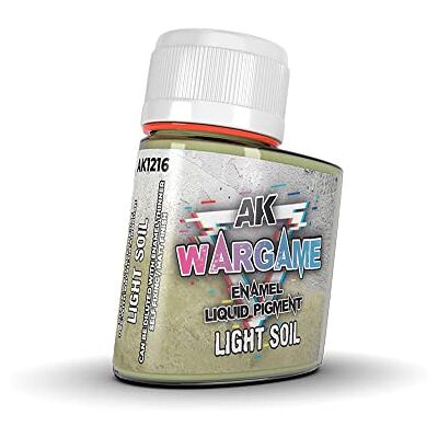 AK Interactive AK WARGAME LIQUID PIGMENTS AK1216 Light Soil (35ml) - Publicité AK Interactive AK WARGAME LIQUID PIGMENTS AK1216 Light Soil (35ml) - Publicité