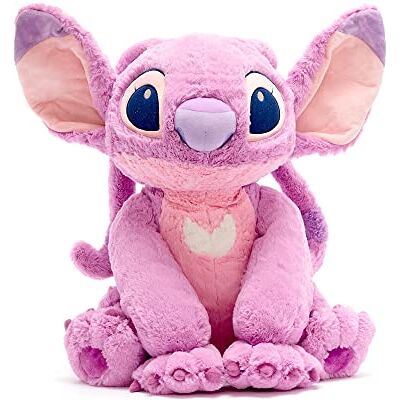 Disney Official, Lilo & Stitch, Angel, Grande Peluche, 55 cm/21", Personnage Câlin en Peluche, Extraterrestre Rose avec des Détails Brodés et Douce au Toucher - Publicité Disney Official, Lilo & Stitch, Angel, Grande Peluche, 55 cm/21", Personnage Câlin en Peluche, Extraterrestre Rose avec des Détails Brodés et Douce au Toucher - Publicité