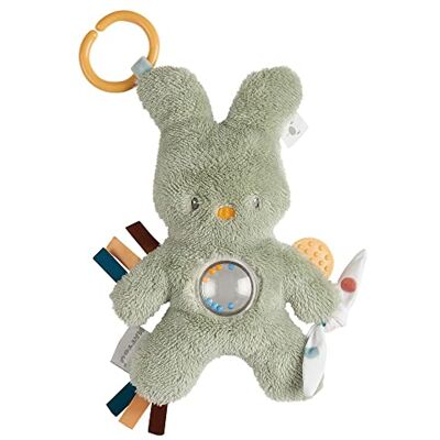 Nattou Doudou d'Activité en Polyester, Lapin en Peluche avec Hochet et Anneau de Dentition, pour Nouveau-nés et Prématurés, env. 37 cm, Végétalien, Tipidou, vert - Publicité Nattou Doudou d'Activité en Polyester, Lapin en Peluche avec Hochet et Anneau de Dentition, pour Nouveau-nés et Prématurés, env. 37 cm, Végétalien, Tipidou, vert - Publicité