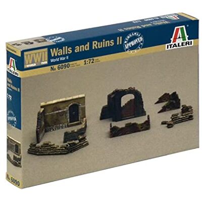 Italeri I6090 Maquette Figurine Murs et Ruines II Echelle 1:72 - Publicité Italeri I6090 Maquette Figurine Murs et Ruines II Echelle 1:72 - Publicité