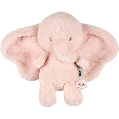 Nattou Doudou éléphant en Peluche à Poils Longs, Compagnon dès la Naissance, env. 29 cm, Polyester, fanfan, Rose - Publicité Nattou Doudou éléphant en Peluche à Poils Longs, Compagnon dès la Naissance, env. 29 cm, Polyester, fanfan, Rose - Publicité