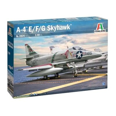 Italeri 2826 A-4E/F/G Skyhawk, Échelle 1:48, Model Kit, Modèle en Plastique à Monter, Modélisme, IT2826 - Publicité Italeri 2826 A-4E/F/G Skyhawk, Échelle 1:48, Model Kit, Modèle en Plastique à Monter, Modélisme, IT2826 - Publicité