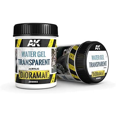 AK Interactive AK DIORAMA AK8002 WATER GEL TRANSPARENT 250ml (Acrylic) - Publicité AK Interactive AK DIORAMA AK8002 WATER GEL TRANSPARENT 250ml (Acrylic) - Publicité