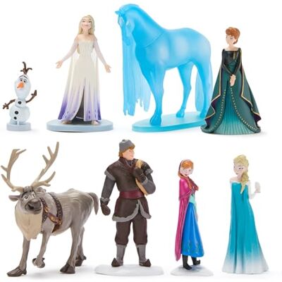 Disney Official Ensemble de Figurines La Reine des Neiges, 8 Jouets Comprenant Elsa, Anna, Olaf, Sven, Kristoff et Nokk, à partir de 3 Ans - Publicité Disney Official Ensemble de Figurines La Reine des Neiges, 8 Jouets Comprenant Elsa, Anna, Olaf, Sven, Kristoff et Nokk, à partir de 3 Ans - Publicité
