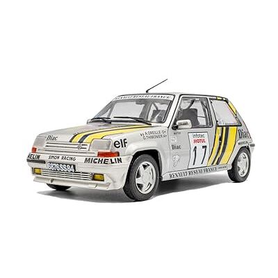 Solido 1810005 Miniature Renault 5 GT Turbo MK2 Silver 17 A.Oreille Tour DE Corse 1989 1/18 - Publicité Solido 1810005 Miniature Renault 5 GT Turbo MK2 Silver 17 A.Oreille Tour DE Corse 1989 1/18 - Publicité