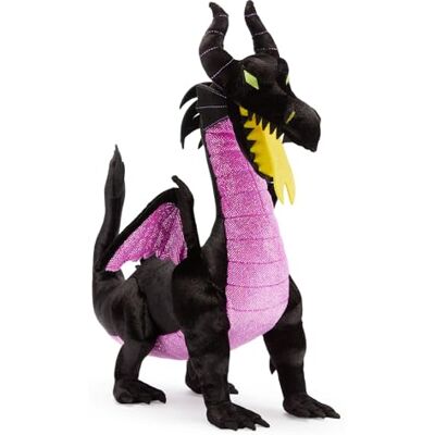 Disney Official Peluche Maléfique en Dragon, La Belle au Bois Dormant, 35 cm/14", Peluche Dragon Noir, Convient dès la Naissance, adapté à Tous Les âges - Publicité Disney Official Peluche Maléfique en Dragon, La Belle au Bois Dormant, 35 cm/14", Peluche Dragon Noir, Convient dès la Naissance, adapté à Tous Les âges - Publicité