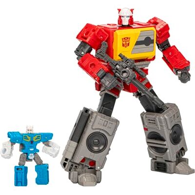 Transformers he The Movie Generations Studio Series Voyager Class Figurine Autobot Blaster & Eject 16 cm - Publicité Transformers he The Movie Generations Studio Series Voyager Class Figurine Autobot Blaster & Eject 16 cm - Publicité