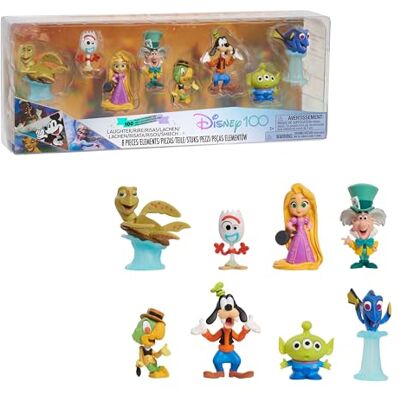 Disney Just Play Collection 100 Years of Laughter Celebration Collection Lot de 8 figurines pour enfants de 3 ans et plus - Publicité Disney Just Play Collection 100 Years of Laughter Celebration Collection Lot de 8 figurines pour enfants de 3 ans et plus - Publicité