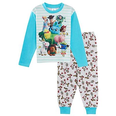 Disney Toy Story 4 Pyjamas pour garçons, filles et unisexe pour enfants, intégral Buzz Woody Forky, blanc, 3-4 ans - Publicité Disney Toy Story 4 Pyjamas pour garçons, filles et unisexe pour enfants, intégral Buzz Woody Forky, blanc, 3-4 ans - Publicité