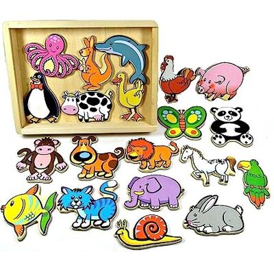 VIGA Toys 58923 Apprendre À Lire Et À Écrire Animaux Magnétiques 20 Pièces - Publicité VIGA Toys 58923 Apprendre À Lire Et À Écrire Animaux Magnétiques 20 Pièces - Publicité