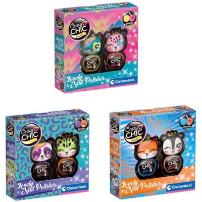 Clementoni Crazy Chic Lot de 2 boîtes de vernis à ongles - Publicité Clementoni Crazy Chic Lot de 2 boîtes de vernis à ongles - Publicité