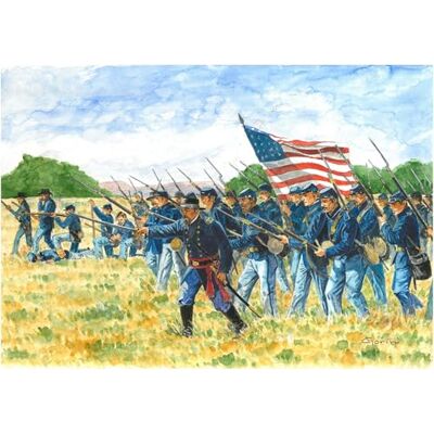 Italeri 6177–1”¯: 72 Union Infantry Figurines - Publicité Italeri 6177–1”¯: 72 Union Infantry Figurines - Publicité