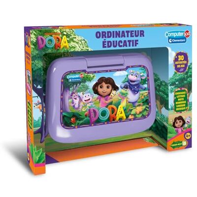 Clementoni Ordinateur éducatif interactif Dora l’Exploratrice – 30 activités ludiques pour Apprendre Lettres, Chiffres, logique et Musique – Jouet éducatif Enfant 4 Ans+ - Publicité Clementoni Ordinateur éducatif interactif Dora l’Exploratrice – 30 activités ludiques pour Apprendre Lettres, Chiffres, logique et Musique – Jouet éducatif Enfant 4 Ans+ - Publicité